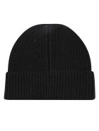 Vltn Logo Patched Knit Beanie Valentino Garavani Vltn Logo Patched Knit Beanie - Black