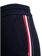 Thom Browne Blue Cotton Jogger With Rwb Stripe Inserts Thom Browne Blue Cotton Jogger With Rwb Stripe Inserts - Blu