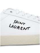 Saint Laurent Court Classic Sl Leather Sneakers Saint Laurent Court Classic Sl Leather Sneakers - White