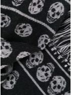Alexander McQueen Skull Wool Scarf Alexander McQueen Skull Wool Scarf - Black