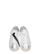 D.A.T.E. Hill Low Sneakers In White Leather D.A.T.E. Hill Low Sneakers In White Leather - white