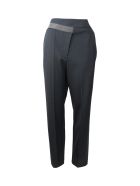 Brunello Cucinelli Trousers With Monili Brunello Cucinelli Trousers With Monili - Black