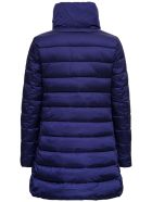 Save the Duck Blue Nylon Long Down Jacket Save the Duck Blue Nylon Long Down Jacket - Blu
