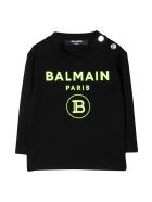 Balmain Black Newborn Sweatshirt Balmain Black Newborn Sweatshirt - Nero/giallo