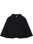 Armani Collezioni Blue Jacket For Babyboy Armani Collezioni Blue Jacket For Babyboy - Blue