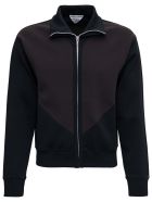Bottega Veneta Bicolor Sweatshirt In Technical Fabric Bottega Veneta Bicolor Sweatshirt In Technical Fabric - Black