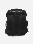 Dsquared2 Technical Fabric Backpack With Logo Patch Dsquared2 Technical Fabric Backpack With Logo Patch - Black