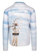 White Man Archibald Sweatshirt Golden Goose White Man Archibald Sweatshirt - White/light blu