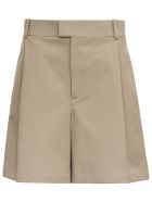 Bottega Veneta Beige Cotton Bermuda Shorts Bottega Veneta Beige Cotton Bermuda Shorts - Beige