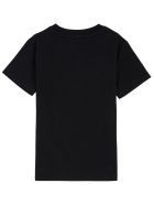 Kenzo Kids Black Cotton T-shirt With Tiger Print Kenzo Kids Black Cotton T-shirt With Tiger Print - Black