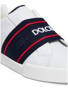 Dolce & Gabbana Sneaker With Logo Band Dolce & Gabbana Sneaker With Logo Band - White