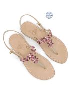 Bagni Di Tiberio Jewel Thong Sandals Dea Sandals Bagni Di Tiberio Jewel Thong Sandals - gold, pink, amethyst