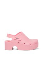 Xocoi Pink Recycled Rubber Clogs With Logo Xocoi Pink Recycled Rubber Clogs With Logo - Pink