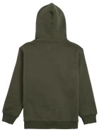 Il Gufo Green Organic Cotton Hoodie With Owl Print Il Gufo Green Organic Cotton Hoodie With Owl Print - Green