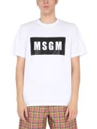 MSGM Crew Neck T-shirt MSGM Crew Neck T-shirt - BIANCO