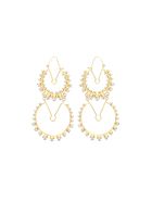 Patou Double Circle Earrings Patou Double Circle Earrings - GOLD SILVER (Gold)