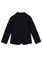 Emporio Armani Black Viscose Blend Blazer Emporio Armani Black Viscose Blend Blazer - Black