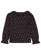 Emile Et Ida Jonquille Floral Cotton Shirt Emile Et Ida Jonquille Floral Cotton Shirt - Brown