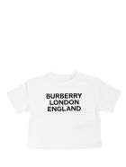 Burberry Logo Print Cotton T-shirt Burberry Logo Print Cotton T-shirt - White