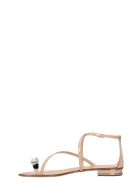 Flats In Powder Patent Leather Casadei Flats In Powder Patent Leather - Cipria