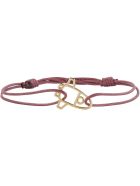Aliita Nave Espacial Charm Cord Bracelet Aliita Nave Espacial Charm Cord Bracelet - Burgundy