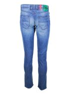 Sartoria Tramarossa Leonardo Stretch Selvedge Denim Trousers With 5 Pockets With Tailored Stitching Sartoria Tramarossa Leonardo Stretch Selvedge Denim Trousers With 5 Pockets With Tailored Stitching - Denim