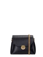 Visone Tati Shoulder Bag In Black Leather Visone Tati Shoulder Bag In Black Leather - black