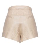 Pinko Beige Leatheret Shorts Pinko Beige Leatheret Shorts - Beige Sabbia