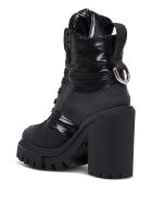 Dolce & Gabbana Black Leather And Nylon Trekking Boots Dolce & Gabbana Black Leather And Nylon Trekking Boots - Black
