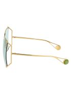 Gg0252s Sunglasses Gucci Gg0252s Sunglasses - 012 GOLD GOLD GREEN