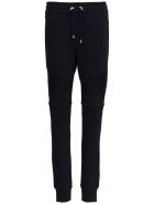 Balmain Black Cotton Joggers With Logo Print Balmain Black Cotton Joggers With Logo Print - Black