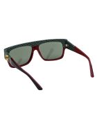 Gg0483s Sunglasses Gucci Gg0483s Sunglasses - 003 BLACK BLACK GREEN