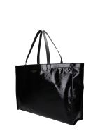 Acne Studios Tote In Black Polyuretan Acne Studios Tote In Black Polyuretan - black