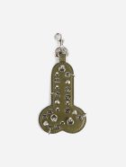 J.W. Anderson Leather Keychain With Studs J.W. Anderson Leather Keychain With Studs - Kaki