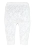 Fendi Logo Detail Shorts Fendi Logo Detail Shorts - White