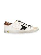 Golden Goose White Leather Super-star Sneakers Golden Goose White Leather Super-star Sneakers - Bianco