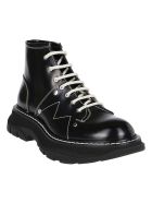Alexander McQueen Black Leather Tread Boots Alexander McQueen Black Leather Tread Boots - Nero