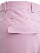 Chloé Flared Grain De Poudre Pink Pants Chloé Flared Grain De Poudre Pink Pants - Pink