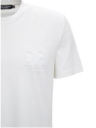 Dolce & Gabbana White Cotton T-shirt With Logo Dolce & Gabbana White Cotton T-shirt With Logo
