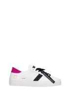 D.A.T.E. Hill Low Sneakers In White Leather D.A.T.E. Hill Low Sneakers In White Leather - white