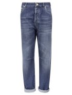 Brunello Cucinelli Five-pocket Leisure Fit Denim Trousers Brunello Cucinelli Five-pocket Leisure Fit Denim Trousers - Denim Blue