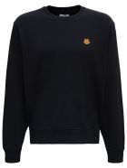 Kenzo Black Cotton Sweatshirt With Logo - Black