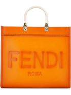 Fendi Sunshine Leather Tote Fendi Sunshine Leather Tote - Orange