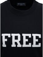 Balenciaga Black Cotton "free" T-shirt Balenciaga Black Cotton "free" T-shirt - Black