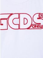GCDS Mini White Cotton T-shirt GCDS Mini White Cotton T-shirt - Bianco