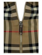 Burberry Vilan - Vintage Check Stretch Jersey Turtleneck Top Burberry Vilan - Vintage Check Stretch Jersey Turtleneck Top - Archive Beige