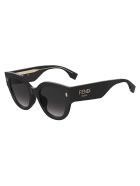 Fendi FF 0452/F/S Sunglasses Fendi FF 0452/F/S Sunglasses - O Black