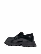 Alexander McQueen Wander Black Leather Loafers Alexander McQueen Wander Black Leather Loafers - Black