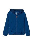 Save the Duck Waterproof Jacket With Hood Save the Duck Waterproof Jacket With Hood - Blu
