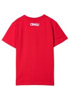 GCDS Red Cotton T-shirt GCDS Red Cotton T-shirt - Rosso